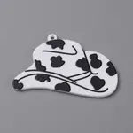 West Cowboy Style Printed Acrylic Pendants