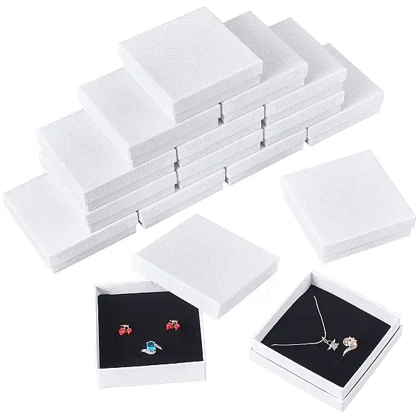 Texture Paper Jewelry Gift Boxes