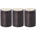 3 Rolls Flat Waxed Polyester Thread String