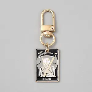 Alloy Enamel Tarot Pendant Decorations