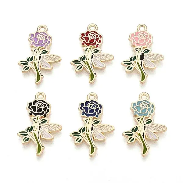 Alloy Enamel Pendants