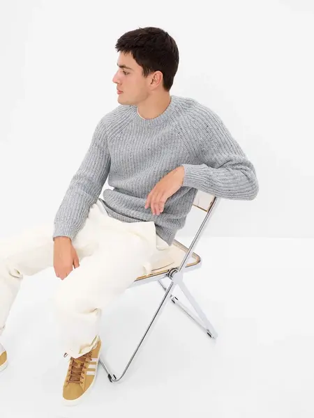 GAP  Pánský Svetr s žebrovaným vzorem 514181-01 Veľkosť: M