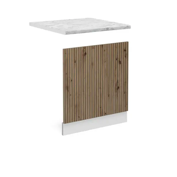 Vicco PŘEDNÍ PANEL R-Line Řemeslný dub 60 cm , PD Mramor