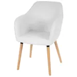 MCW JÍDELNÍ ŽIDLE Bílá