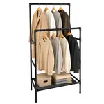 Relaxdays STOJÁN Černý 2 police