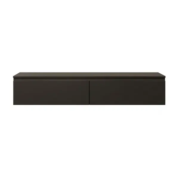Selsey TV stolek Bemmi černý 150/28/32 cm