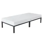 ML-DESIGN KOVOVÁ POSTEL 90x200 cm antracitová s matrací V:16 cm a roštem