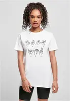 Women's FU T-shirt in sign language white