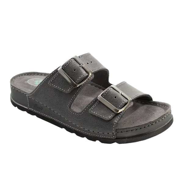 SANTÉ Dámské pantofle N/211/1/O69/CP ČERNÁ v.37