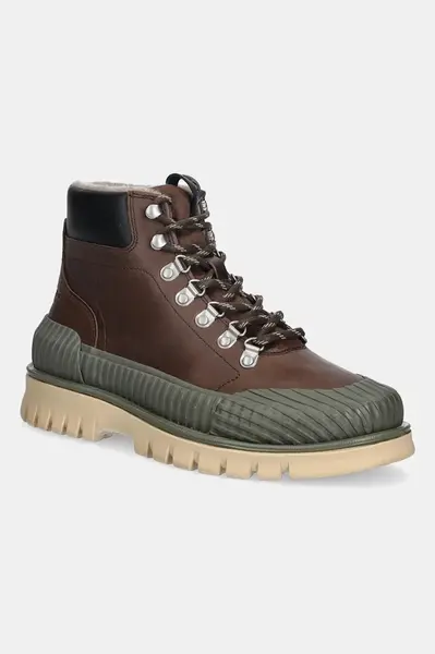 Kožené členkové topánky Gant Nebrada