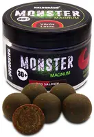 Haldorádó plovoucí boilie pop-up boilies monster magnum 180 g 30 mm - červený losos