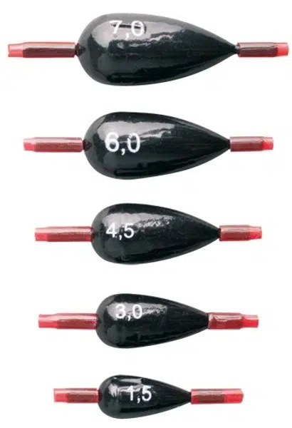 Cralusso zátěž olive wieght with silicone 5 ks - 1 g