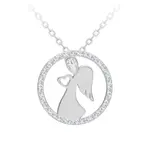Preciosa Něžný stříbrný náhrdelník Angelic Love 5295 00