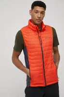 Športová vesta Columbia Powder Pass oranžová farba, prechodná, 1842414