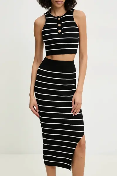 Sveter a sukňa Answear.LAB dámsky, čierna farba