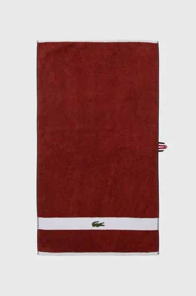 Malý bavlnený uterák Lacoste L Casual Terre Battue 55 x 100 cm