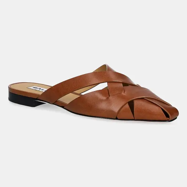 Kožené šľapky Bally