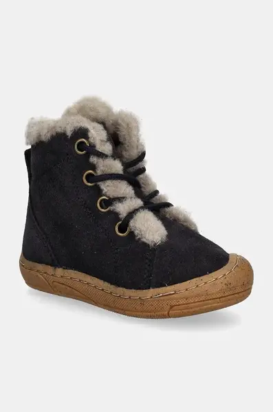 Detské zimné semišové topánky Froddo MINNI SUEDE LACES
