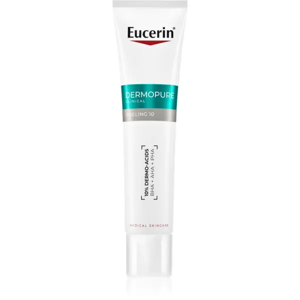 Eucerin DermoPure Clinical Peeling 10 nočný peelingový krém pre problematickú pleť, akné 40 ml