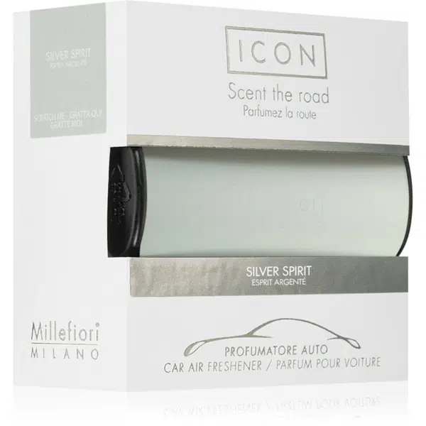 Millefiori Icon Silver Spirit vôňa do auta 1 ks