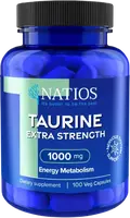 NATIOS Taurine Extra Strength 1000 mg 100 kapslí