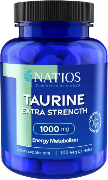 NATIOS Taurine Extra Strength 1000 mg 100 kapslí