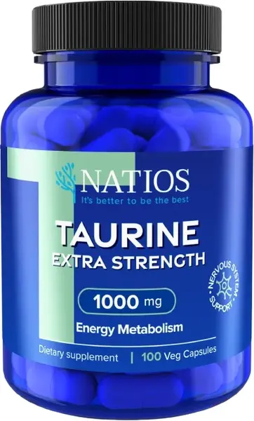 NATIOS Taurine Extra Strength 1000 mg 100 kapsúl