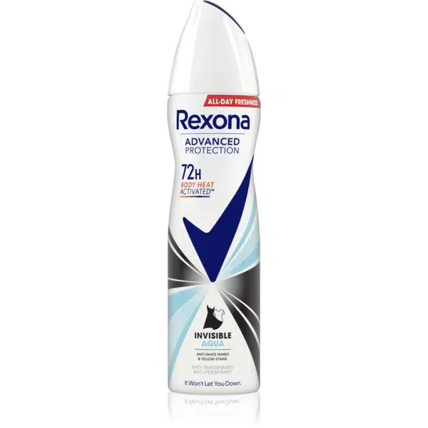 Rexona Advanced Protection Invisible antiperspirant v spreji 72h Aqua 150 ml