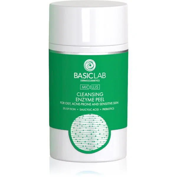BasicLab Dermocosmetics Micellis enzymatický peeling pre mastnú a problematickú pleť 35 g