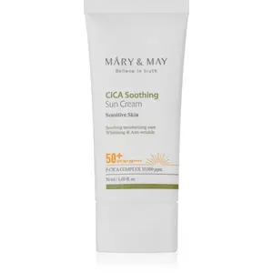 Mary&May Cica Soothing upokojujúci a ochranný krém SPF 50+ 50 ml