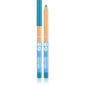 Rimmel Kind & Free ceruzka na oči s intenzívnou farbou odtieň 6 Anime Blue 1,1 g