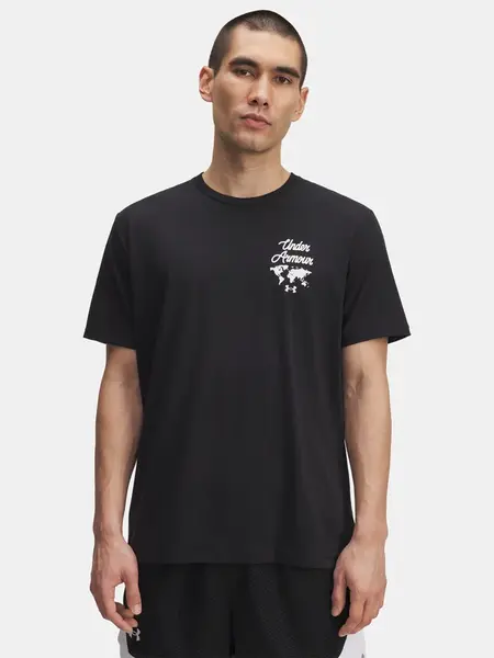 Men's T-shirt Under Armour UA 60/40S SPORTS WM SS-BLK - Men's