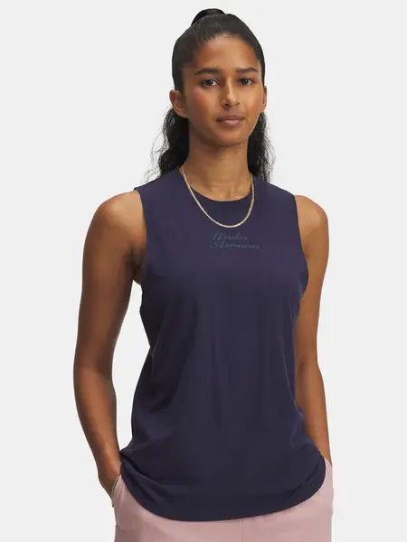 Women's tank top Under Armour UA Varsity Tank-BLU - Women's