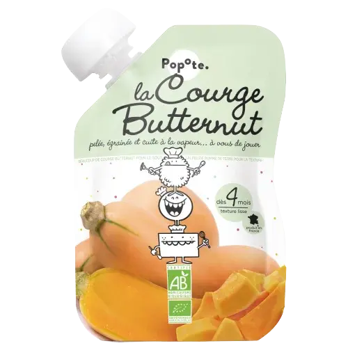 POPOTE kapsička bio máslová dýně 120 g