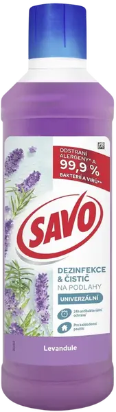 SAVO dezinfekcia a čistič na podlahy Levanduľa 1 l