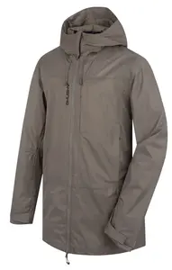 Husky  Nestia M brown, XXL Pánsky hardshell kabát