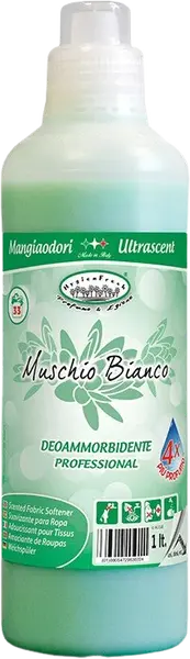 HYGIENFRESH Muschio Bianco koncentrovaný zmäkčovač tkanín 1 l