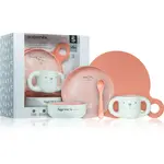 Suavinex Hygge Toddler Feeding Set jedálenská sada 6 m+ Pink