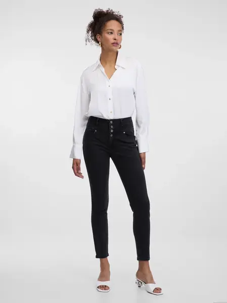 Black Women's Skinny Fit Jeans ORSAY - Women's