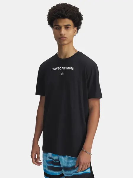 Men's T-shirt Under Armour Curry Playable Tee 2-BLK - Men's