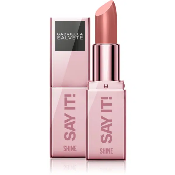 Gabriella Salvete Say It! And Shine! hydratačný lesklý rúž odtieň 02 3,5 g