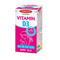 TEREZIA Vitamín D3 Baby kvapky od 1. mesiaca 10 ml