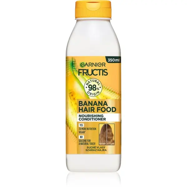 Garnier Fructis Banana Hair Food vyživujúci kondicionér pre suché vlasy 350 ml