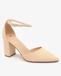 Resti Beige women's pumps with zircons Britica