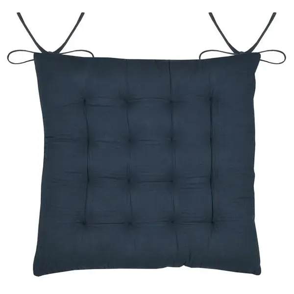 Podsedák na stoličku COLINE námornícka modrá sada 4 ks