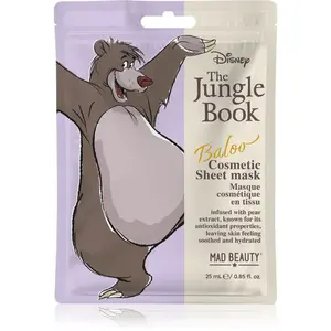 Mad Beauty The Jungle Book Sheet Mask - Baloo plátenná maska 25 ml
