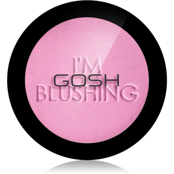 GOSH COPENHAGEN I'm Blushing púdrová lícenka odtieň 005 Shocking Pink 5.5 g