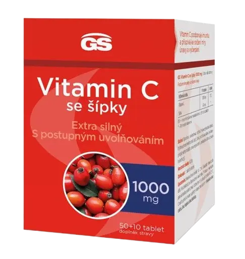 GS Vitamín C1000 so šípkami 60 tabliet