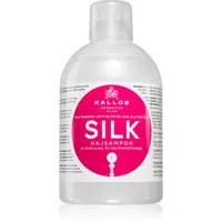 Kallos KJMN Professional Silk hodvábne jemný šampón pre suché a citlivé vlasy 1000 ml