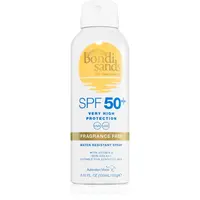 Bondi Sands SPF 50+ Fragrance Free ochranný sprej na opaľovanie SPF 50+ 160 g